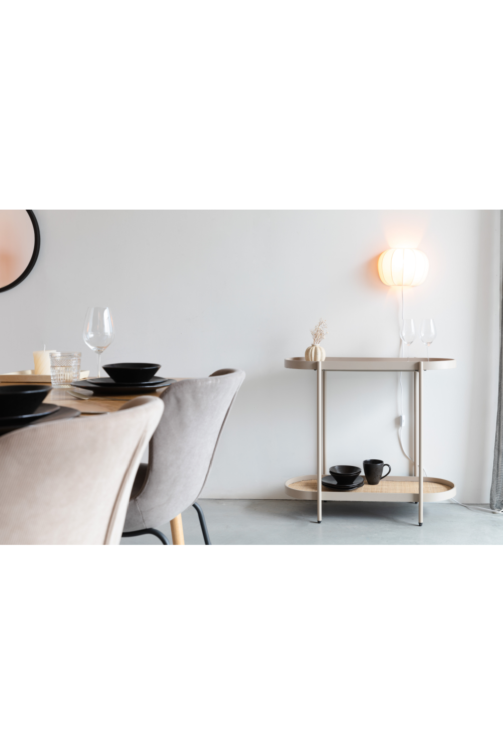 Beige Wooden Console Table | DF Amaya | OROA.com