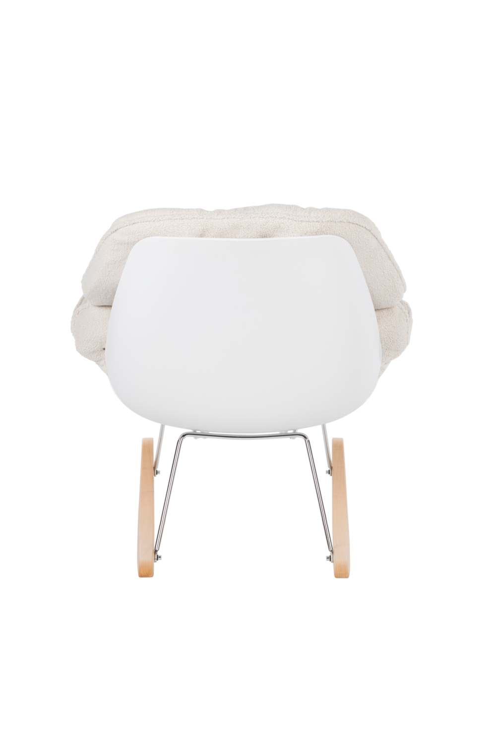 White Upholstered Rocking Chair | DF Rocky | OROA.com