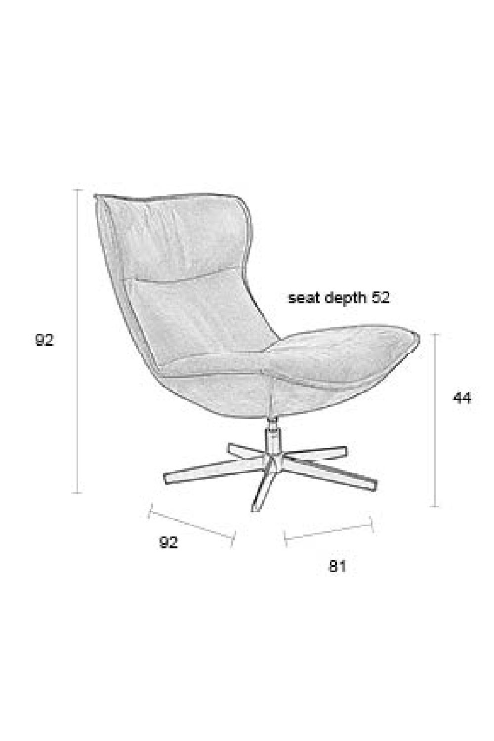 Modern Lounge Chair | Oroa.com