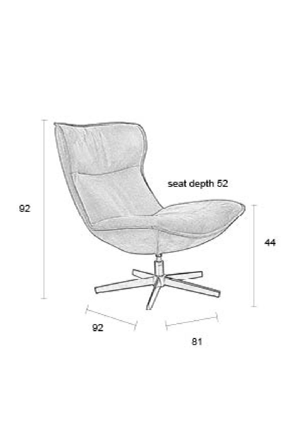 Modern Lounge Chair | Oroa.com