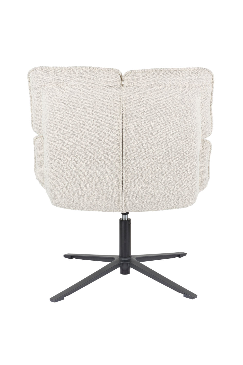 Channeled White Lounge Chair | DF Bros | OROA.com
