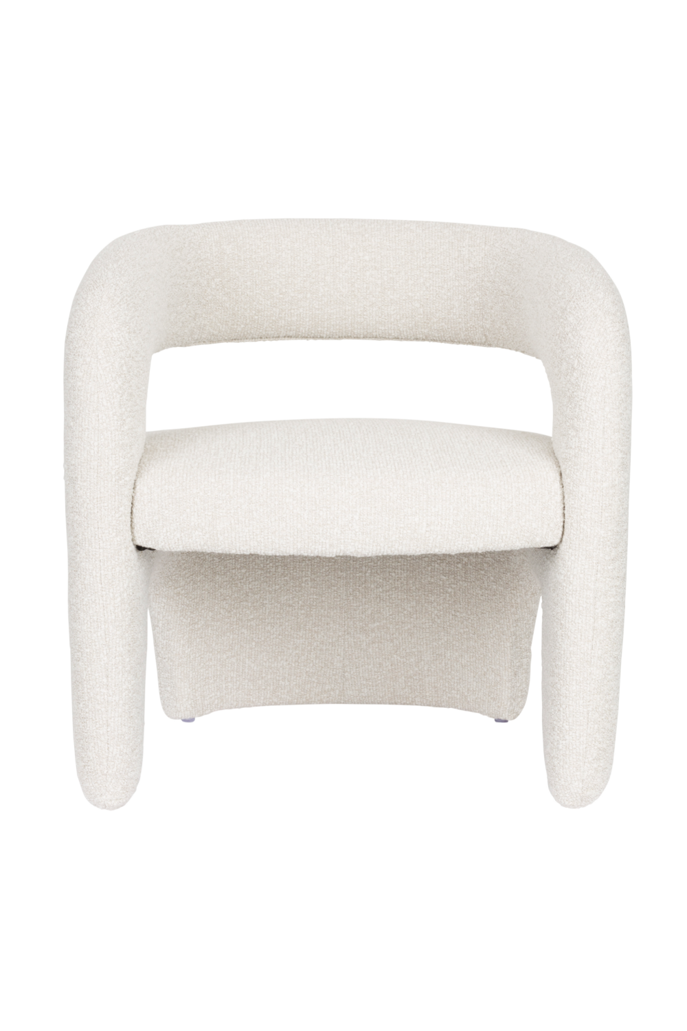 White Curved Lounge Chair | DF Nova | OROA.com