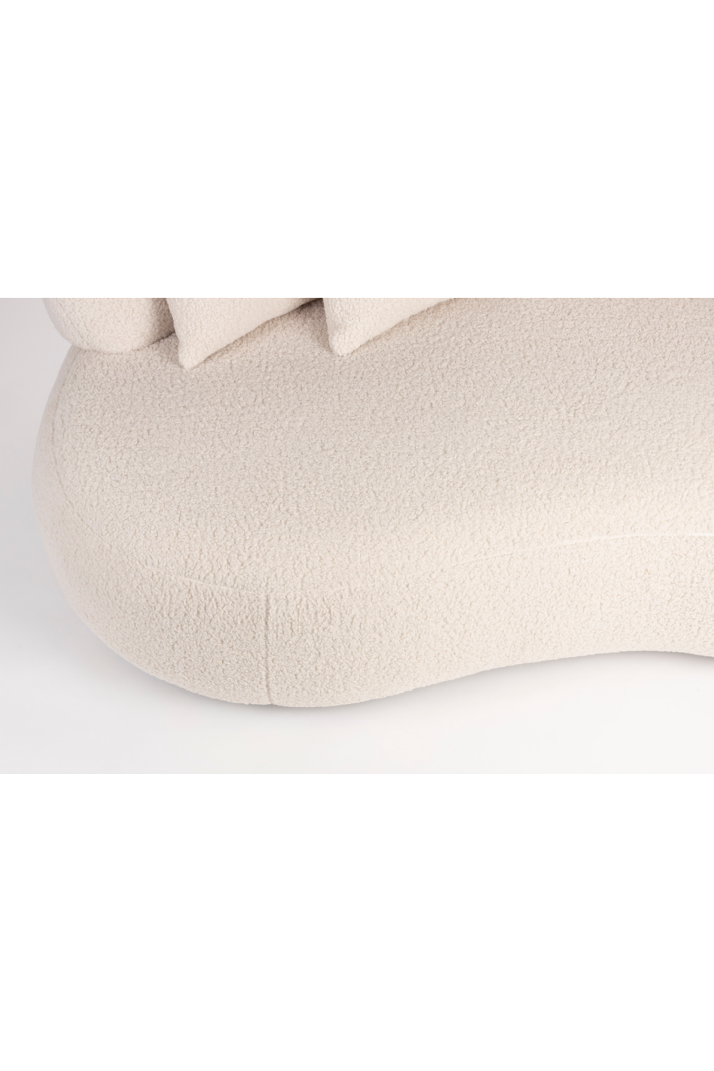 White Curved Sofa | DF Noxx | OROA.com