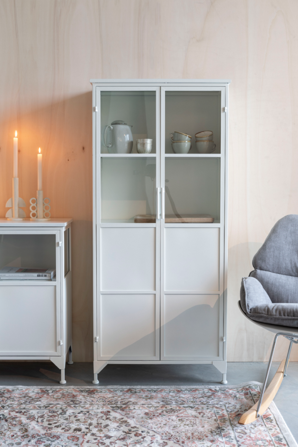 White Metal Cabinet | DF Miya | OROA.com