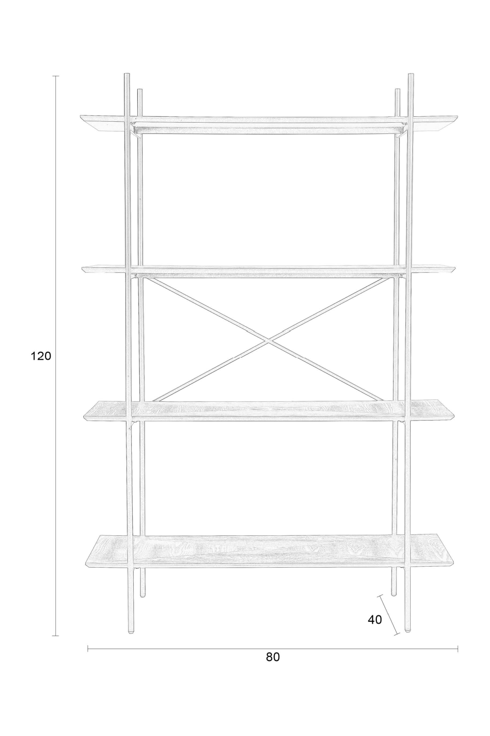 Metal Shelf Cabinet | DF Marcio | OROA.com