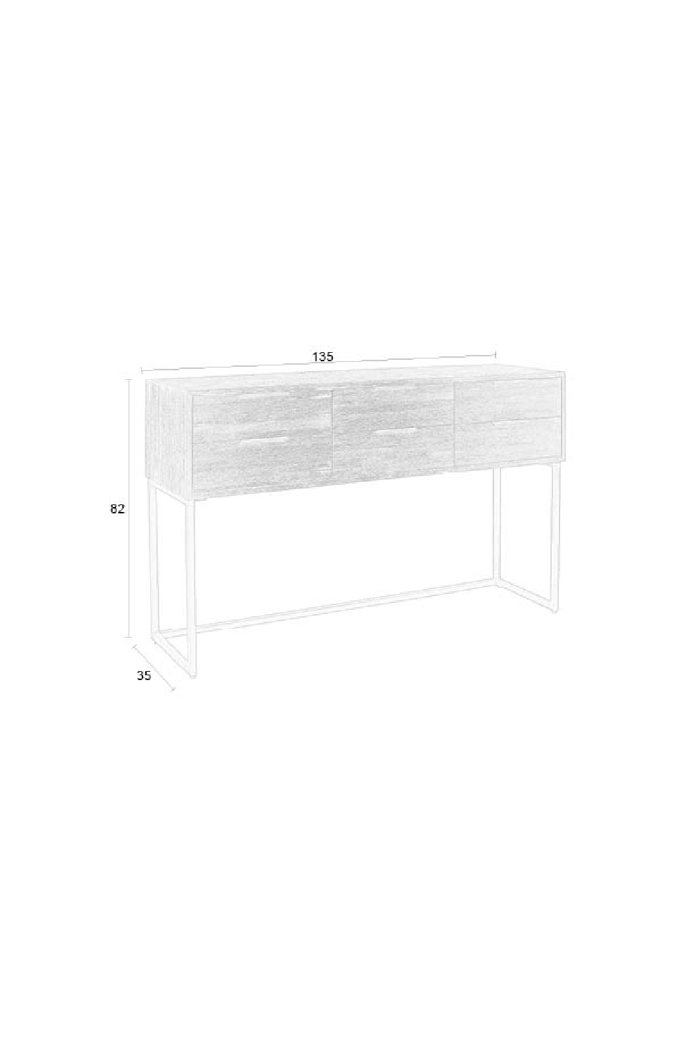 Brown Teak Cabinet | DF Webster | OROA.com