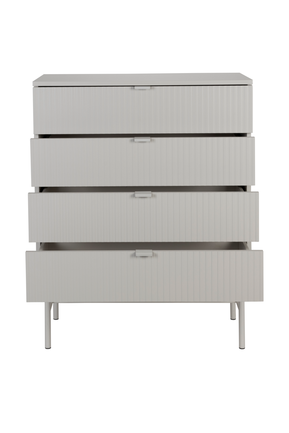 White 4-Drawer Cabinet | DF Cayo | OROA.com