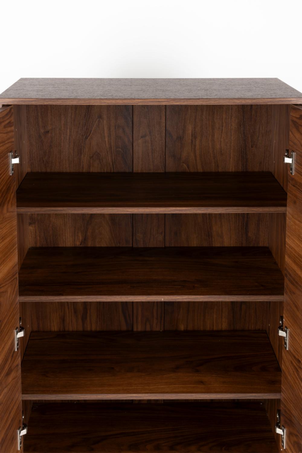 Brown Wooden 2-Door Cabinet | DF Stripes | Oroatrade.com