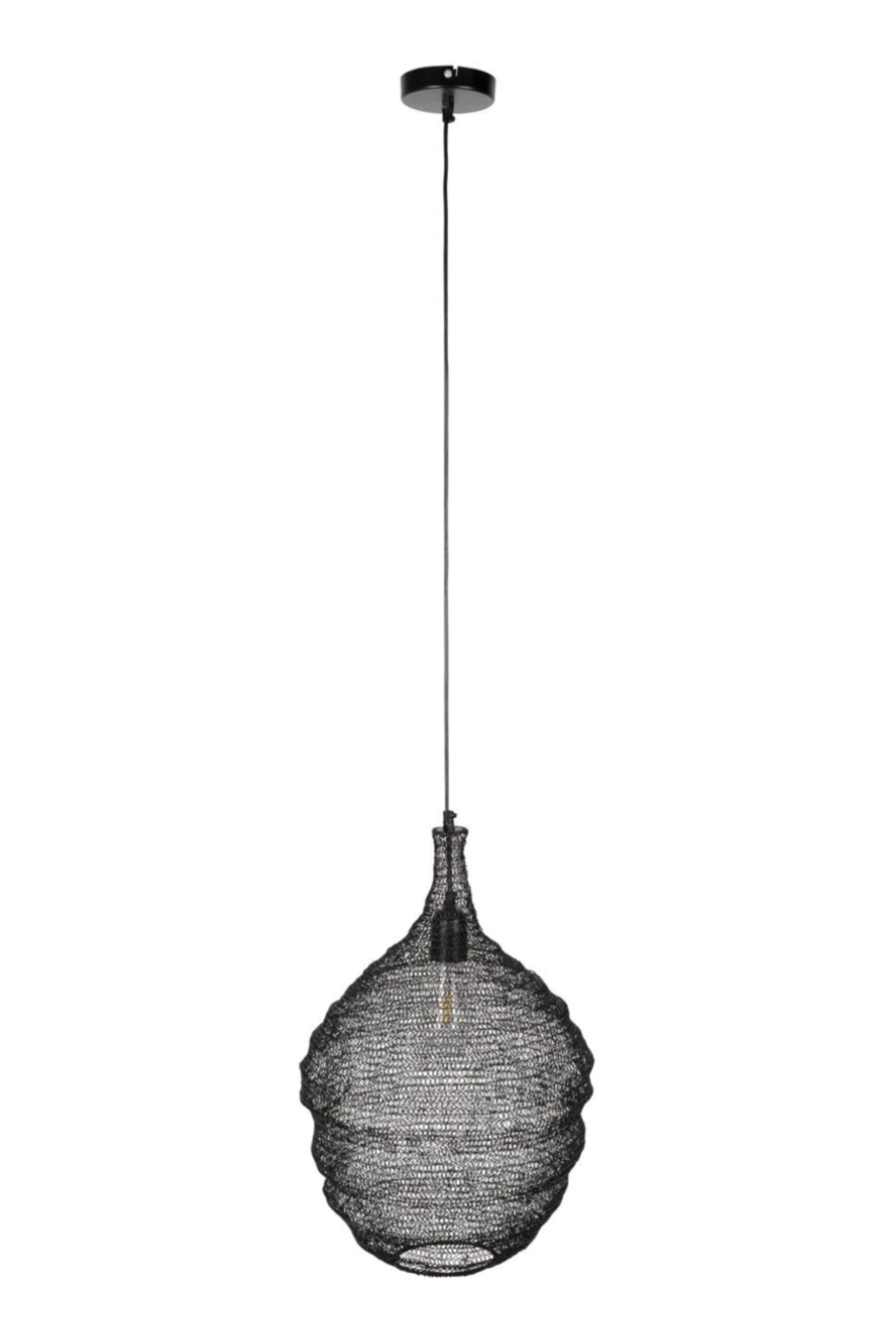 Black Iron Mesh Pendant Lamp | DF Lena | Oroa.com