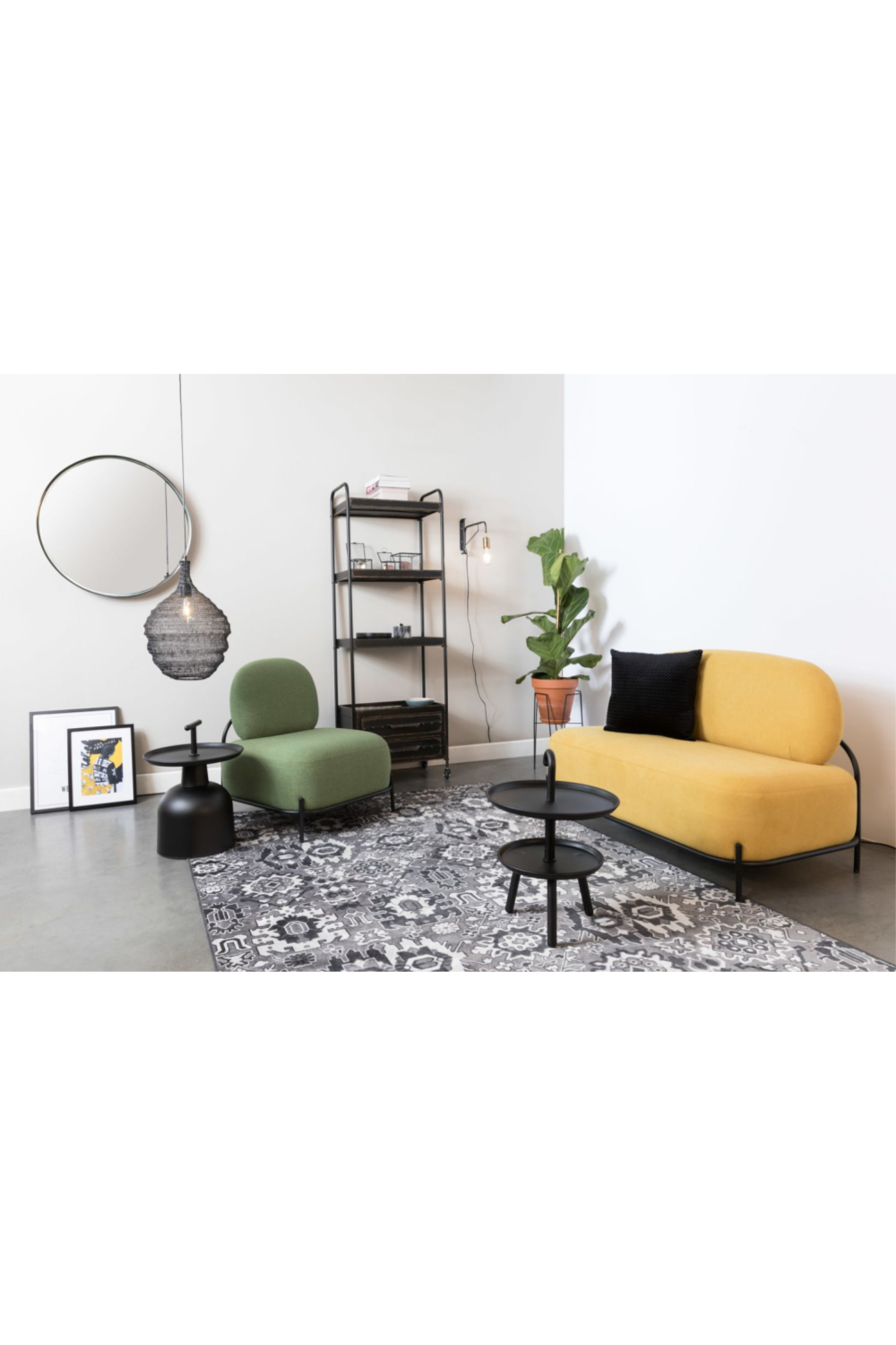 Black Iron Mesh Pendant Lamp | DF Lena | Oroa.com