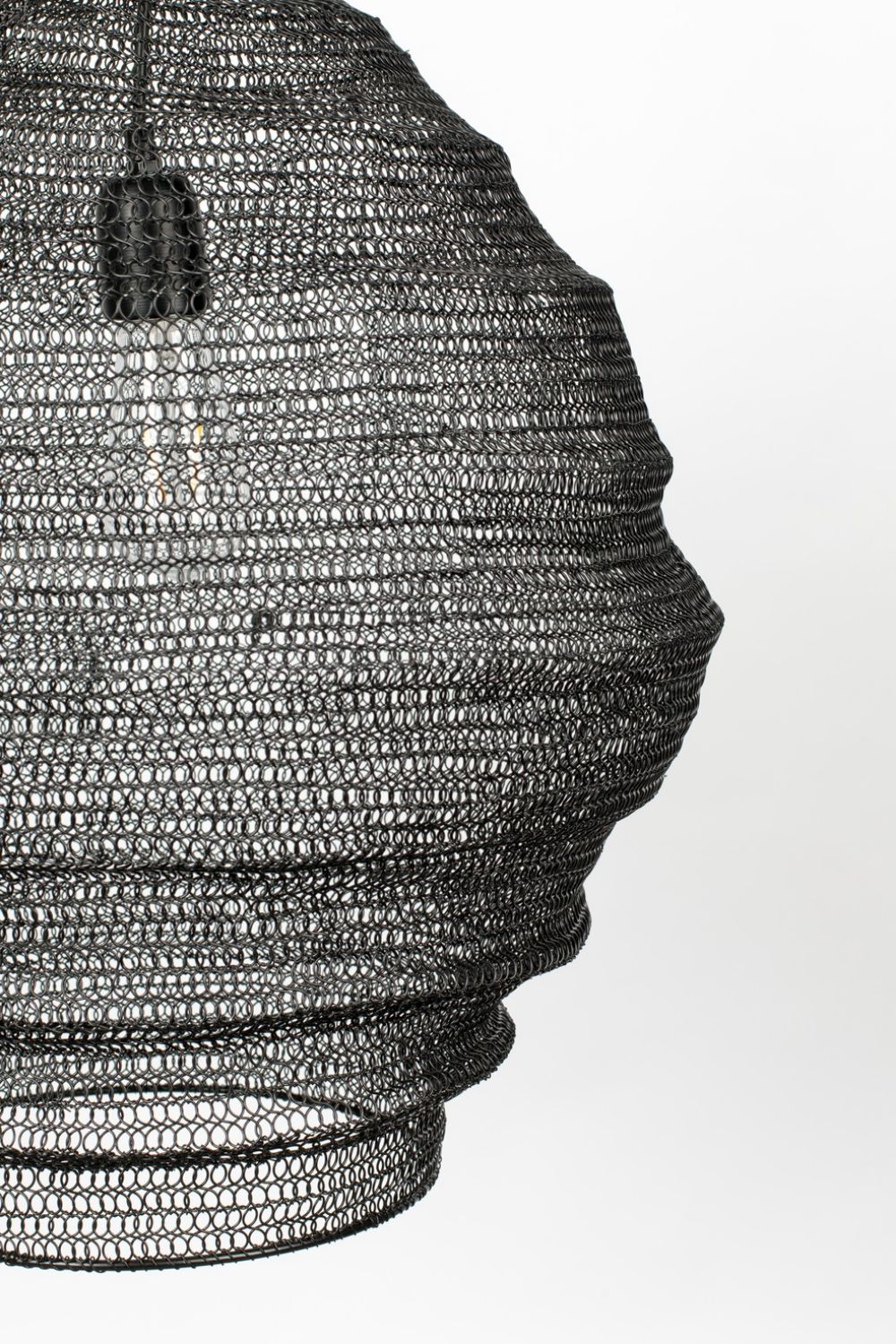Black Iron Mesh Pendant Lamp | DF Lena | Oroa.com