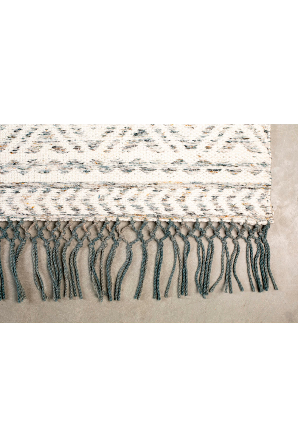 Handwoven Blue Carpet | DF Liv | OROA.com