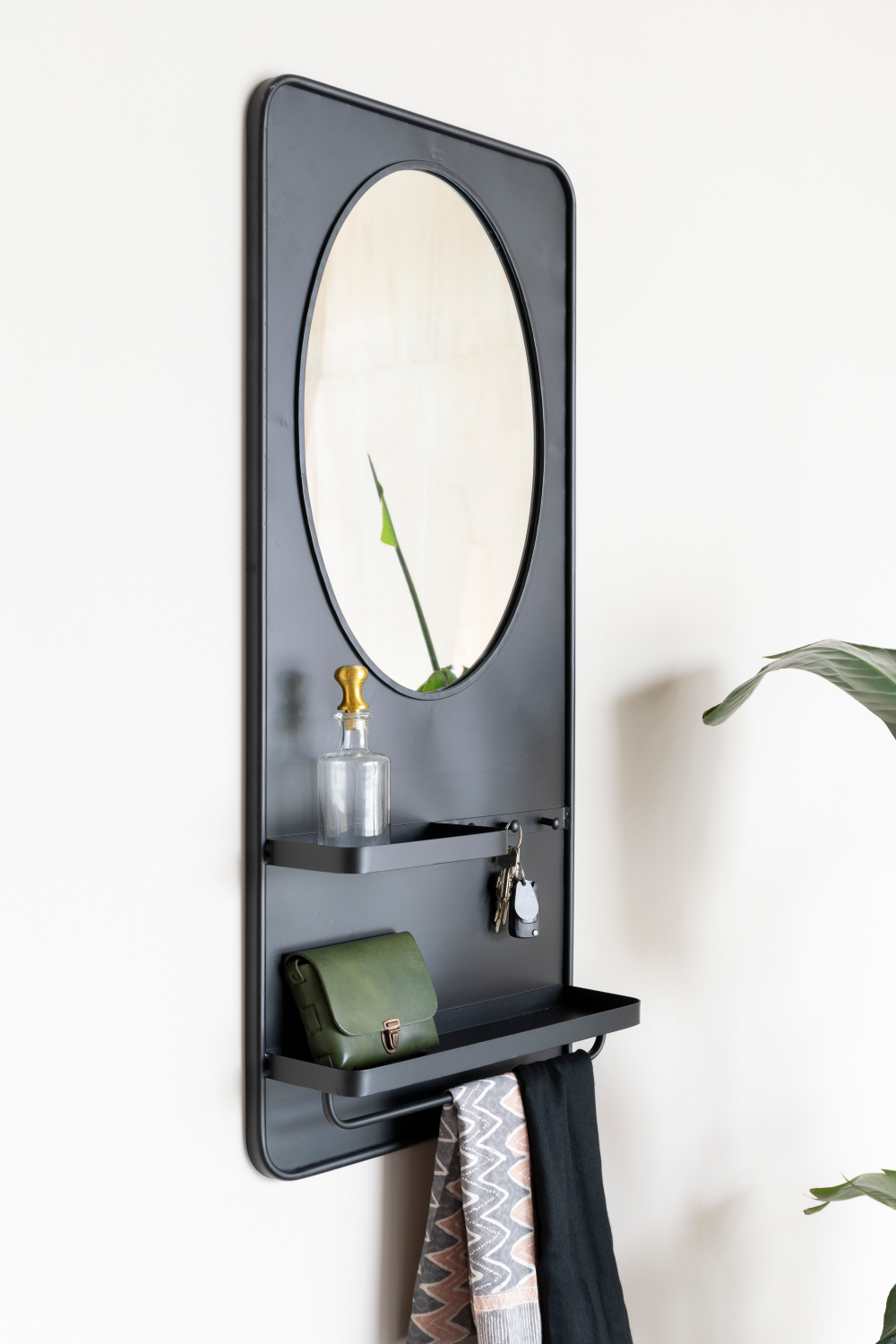 Metal Framed Mirror Shelf | DF Pascal | OROA.com
