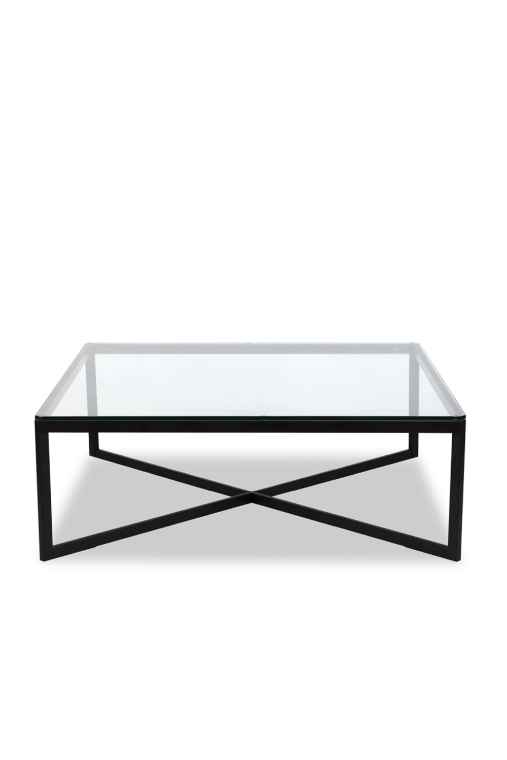 Clear Glass Square Coffee Table | Liang & Eimil Musso | Oroa.com