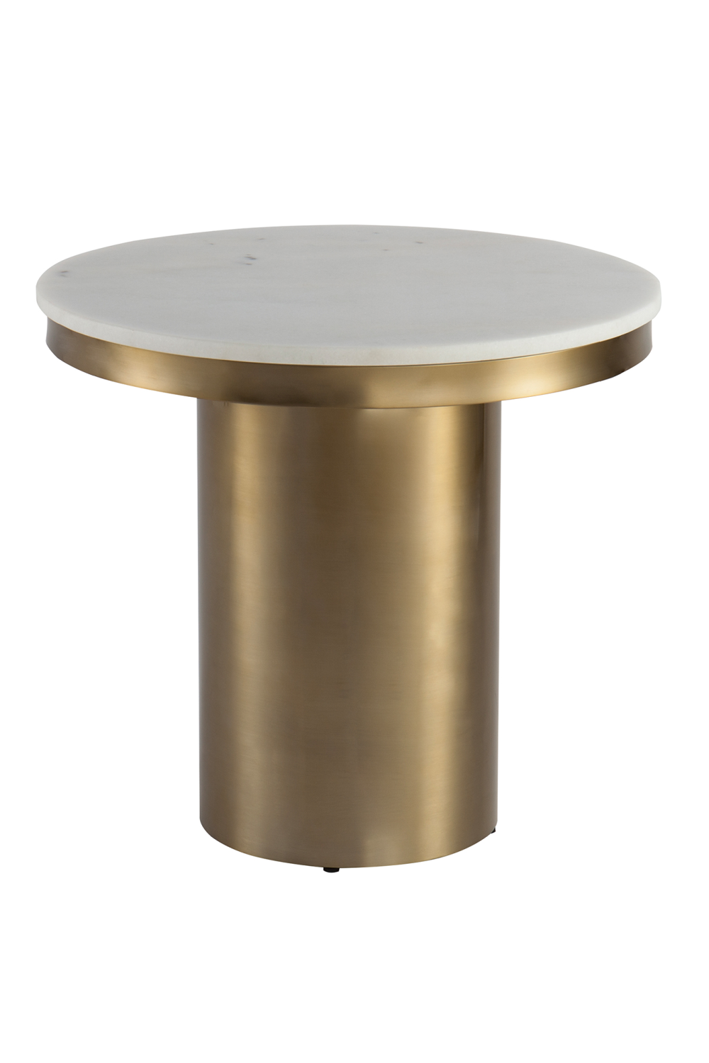 White Round Marble Side Table | Liang & Eimil Camden | Oroa.com