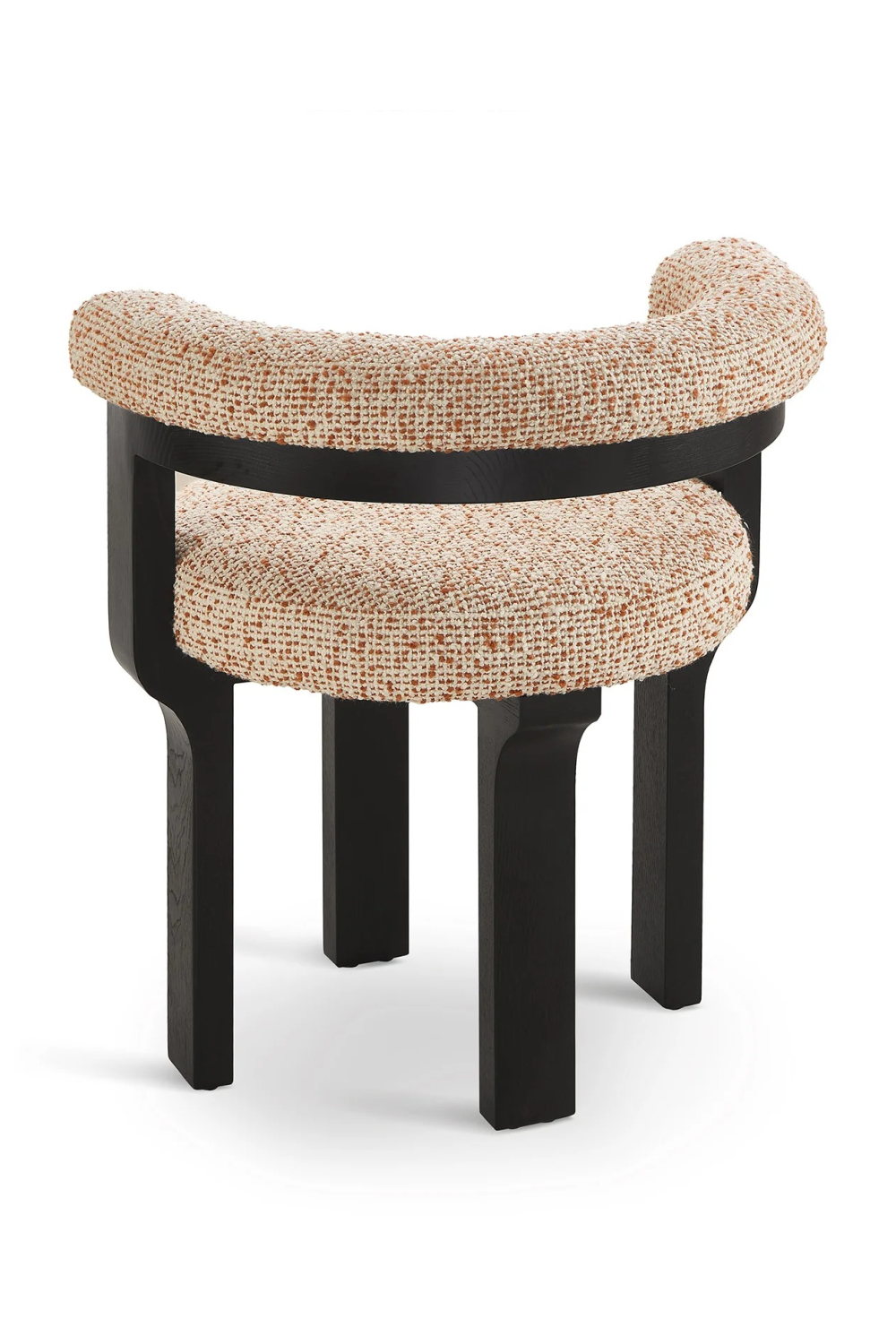 Rounded Tweed Dining Chair | Liang & Eimil Elba | Oroa.com