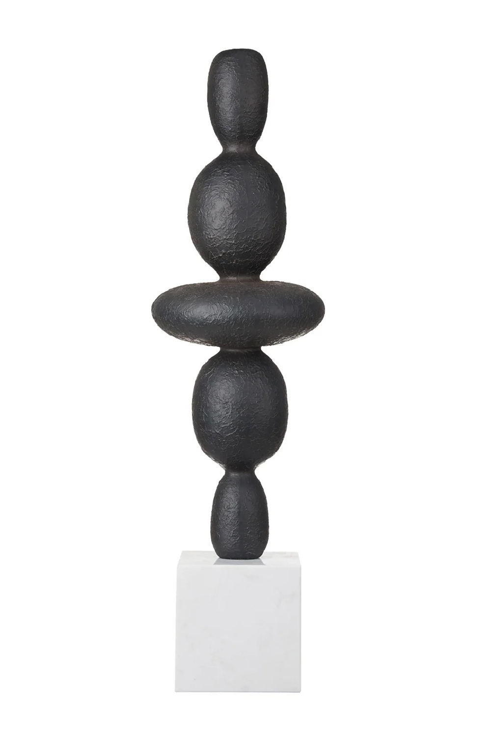 Black Iron Stacked Sculpture | Liang & Eimil Terra Lume | Oroa.com