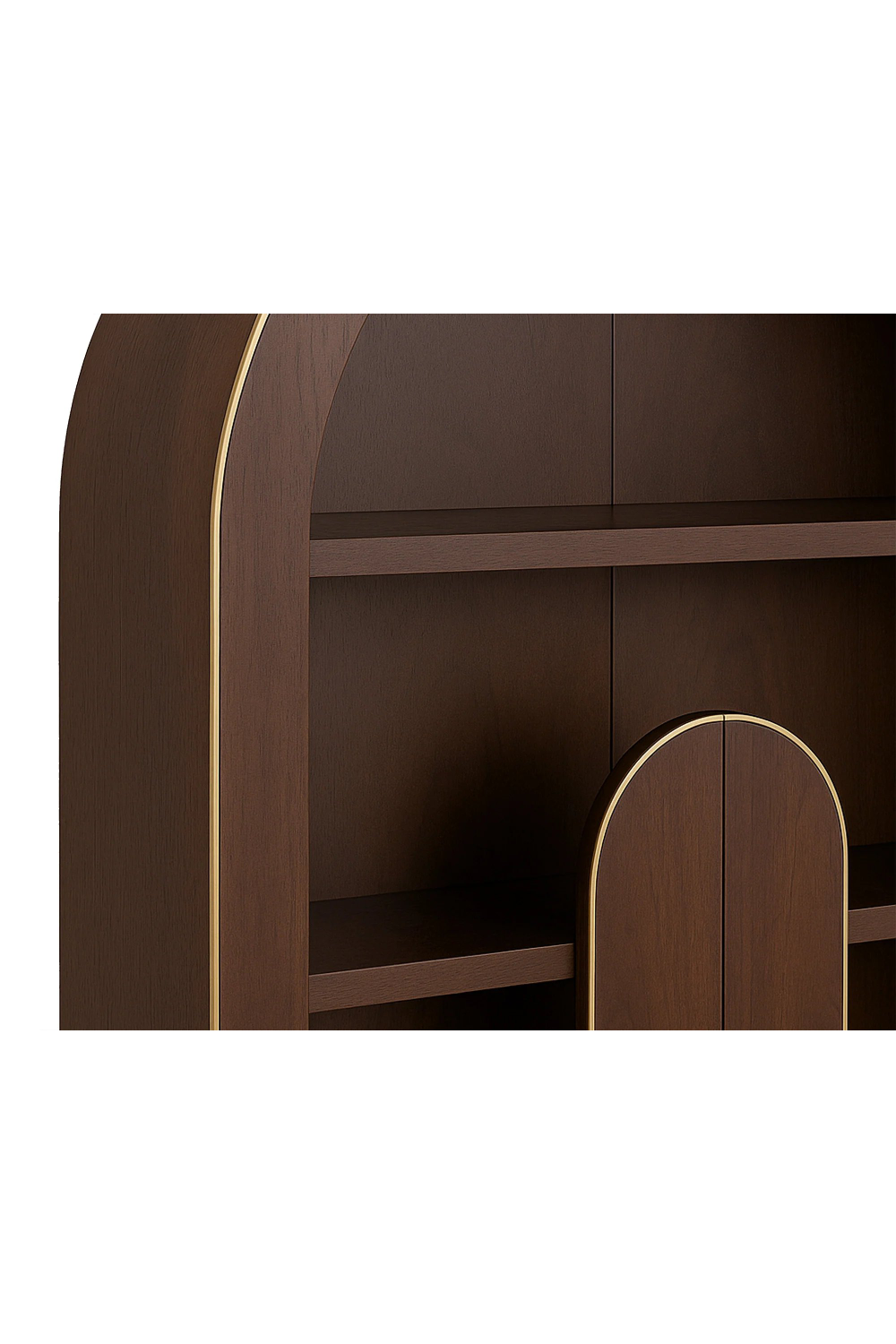 Natural Walnut Arched Cabinet | Liang & Eimil Butka | Oroa.com