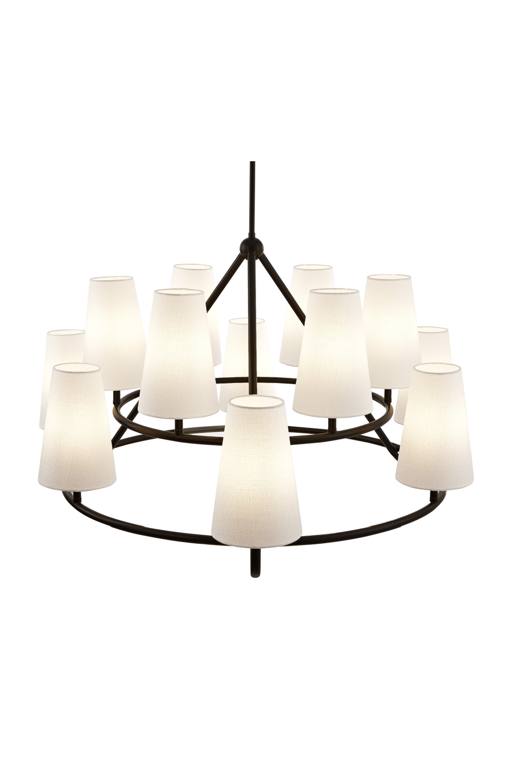 12 Conincal Shades Chandelier | Liang & Eimil Gildan | Oroa.com