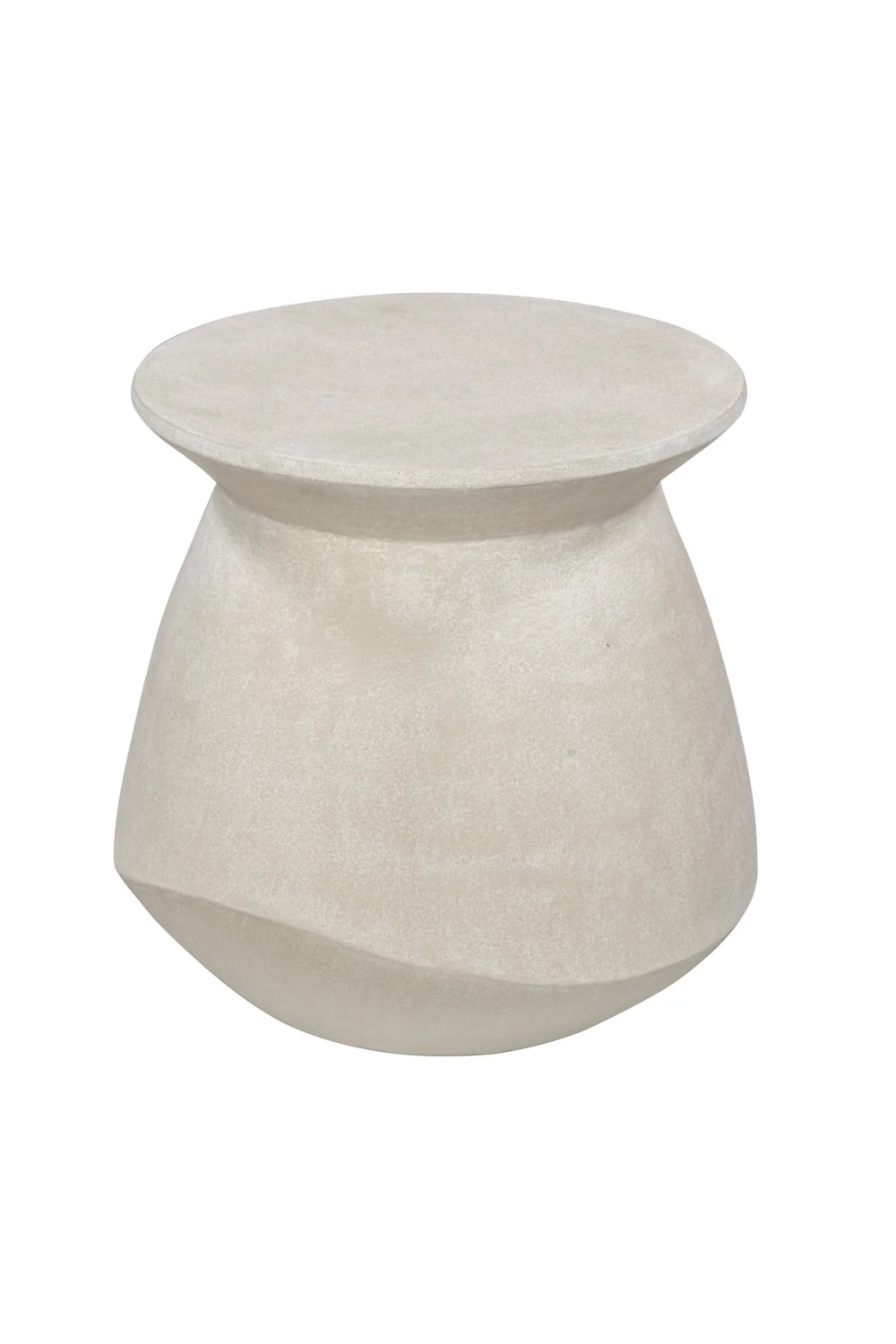 Ivory Concrete Sculptured Side Table | Liang & Eimil Poki | Oroa.com