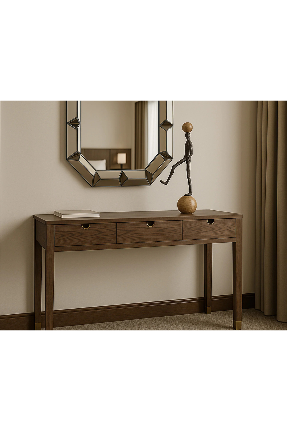3-Drawer Oak Dressing Table | Liang & Eimil Alcudia | Oroa.com