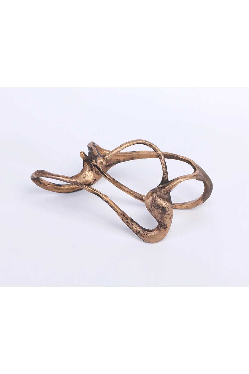 Golden Bronze Looped Sculpture | Liang & Eimil Aion | Oroa.com