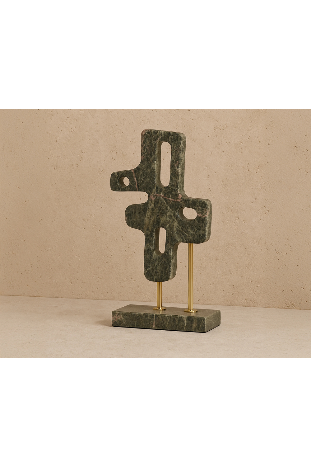 Green Marble Abstract Sculpture | Liang & Eimil Thaloris | Oroatrade.com