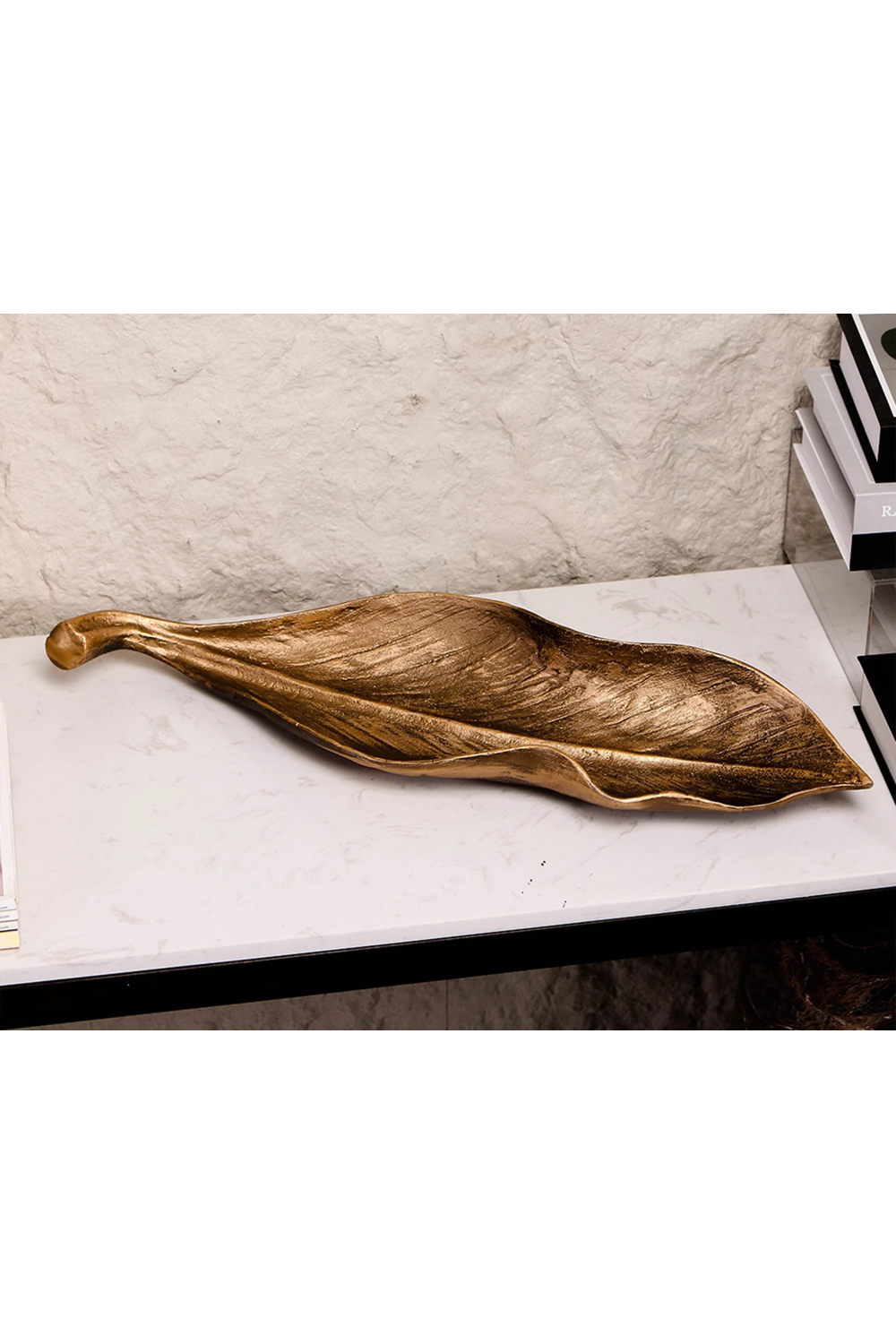 Golden Bronze Leaf Sculpture | Liang & Eimil Elowen | Oroa.com
