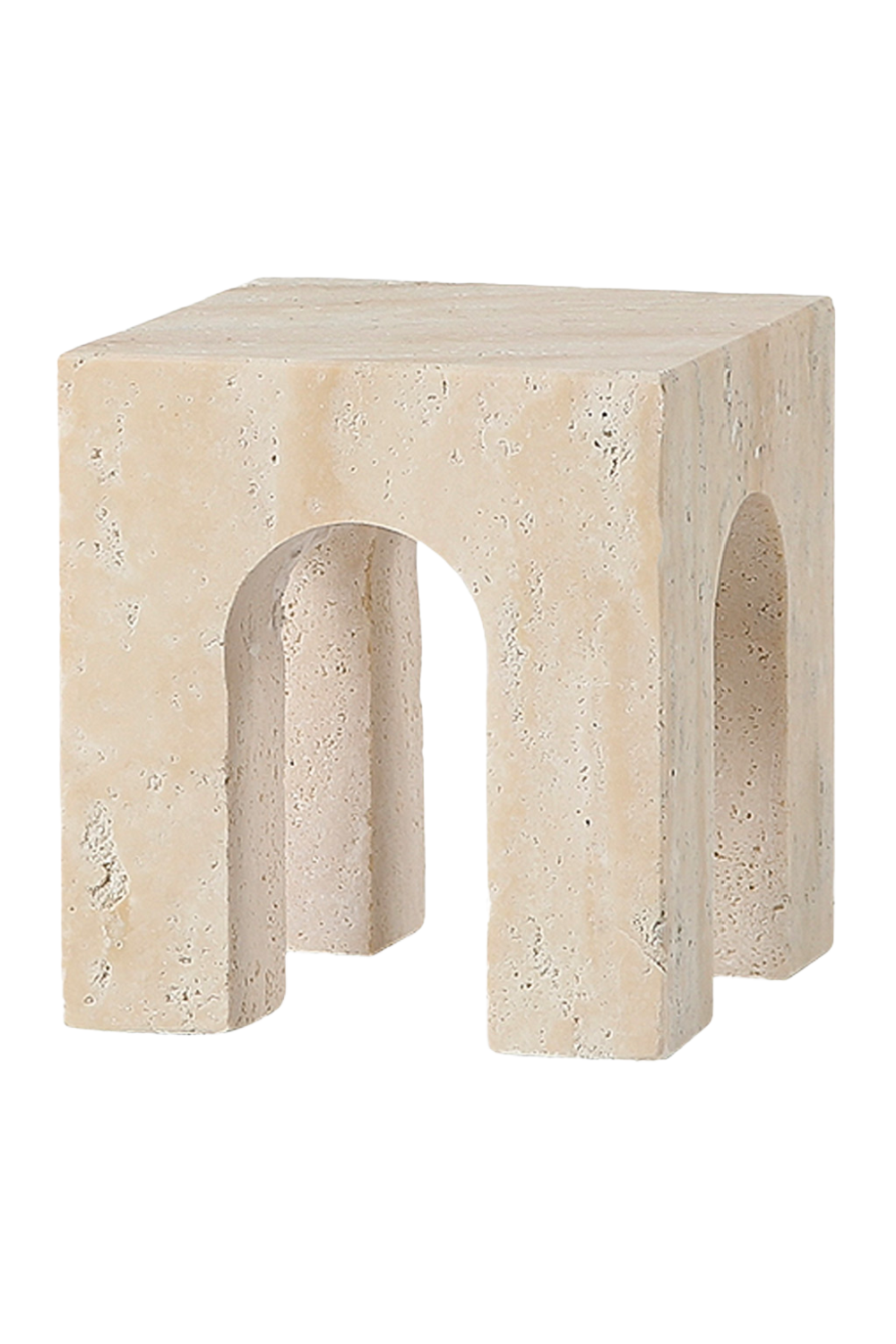 Beige Travertine Sculpture | Liang & Eimil Porte | Oroa.com