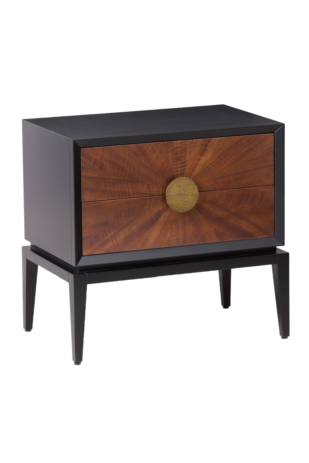 Acacia Wood 2-Drawer Bedside Table | Liang & Eimil Beverly | Oroa.com