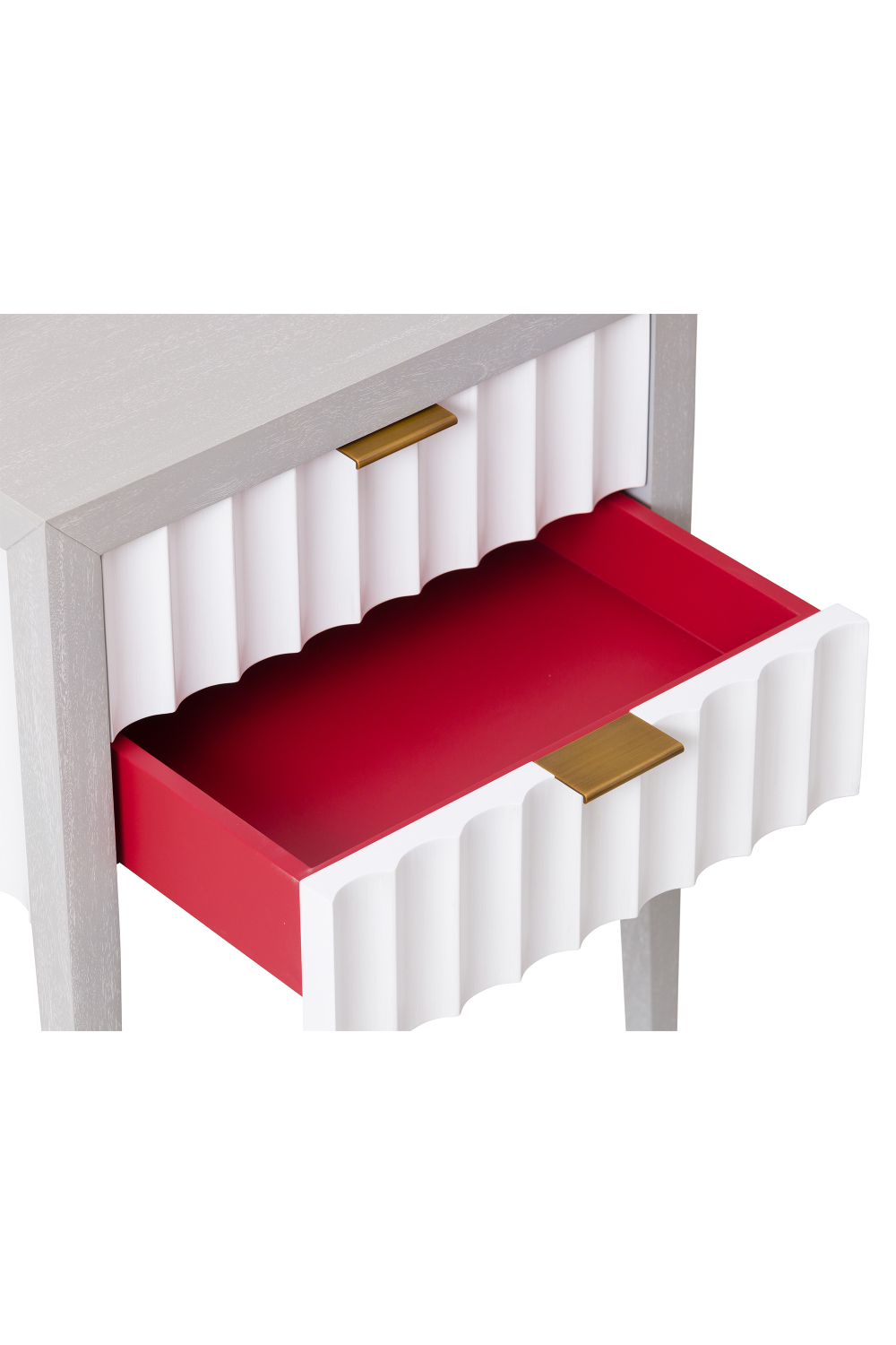 Scalloped 2-Drawer Bedside Table | Liang & Eimil Malibu | Oroa.com