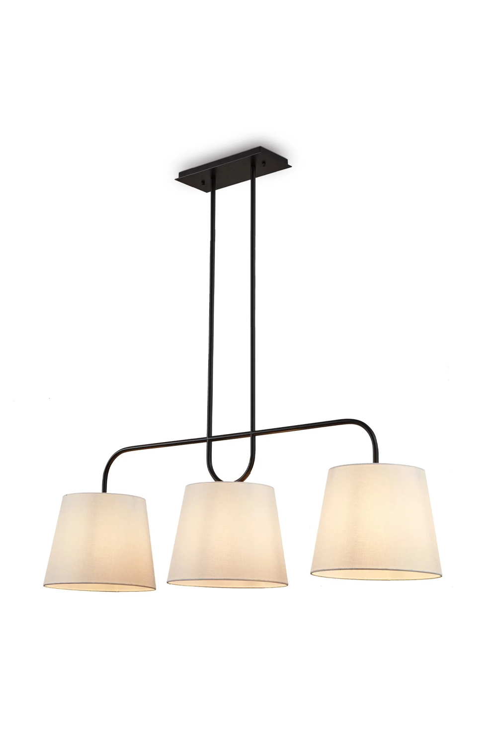 Triple White Linen Pendant Lamp | Liang & Eimil De Voir | Oroatrade.com