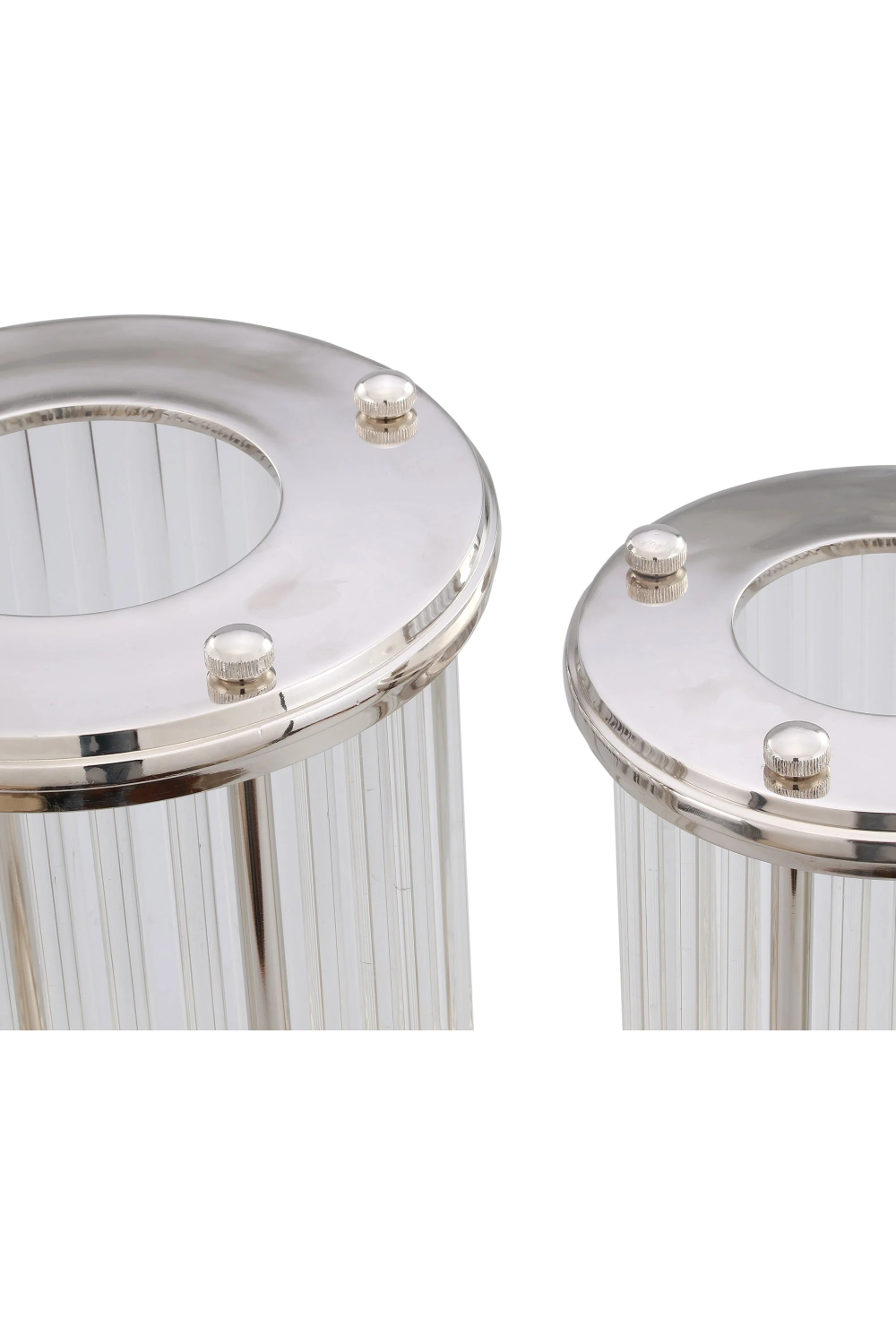 Silver Hurricane Candle Holder (S) | Liang & Eimil Bethany | Oroa.com