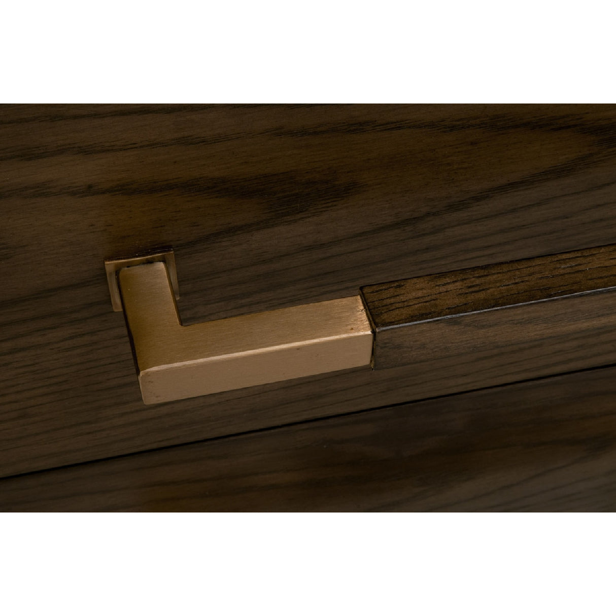 Marble Top Oak 2-Drawer Nightstand | Oroa.com