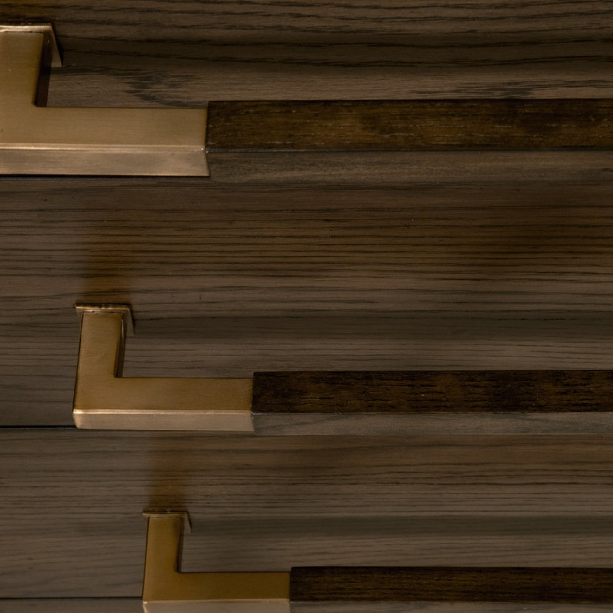 Brown Oak 8-Drawer Double Dresser | Oroa.com