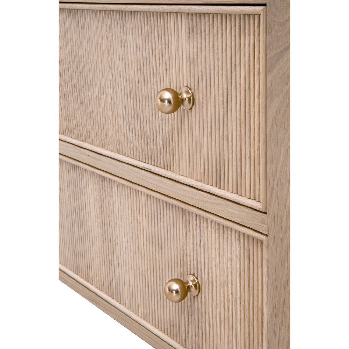 2-Drawer Oak Nightstand L | Oroa.com