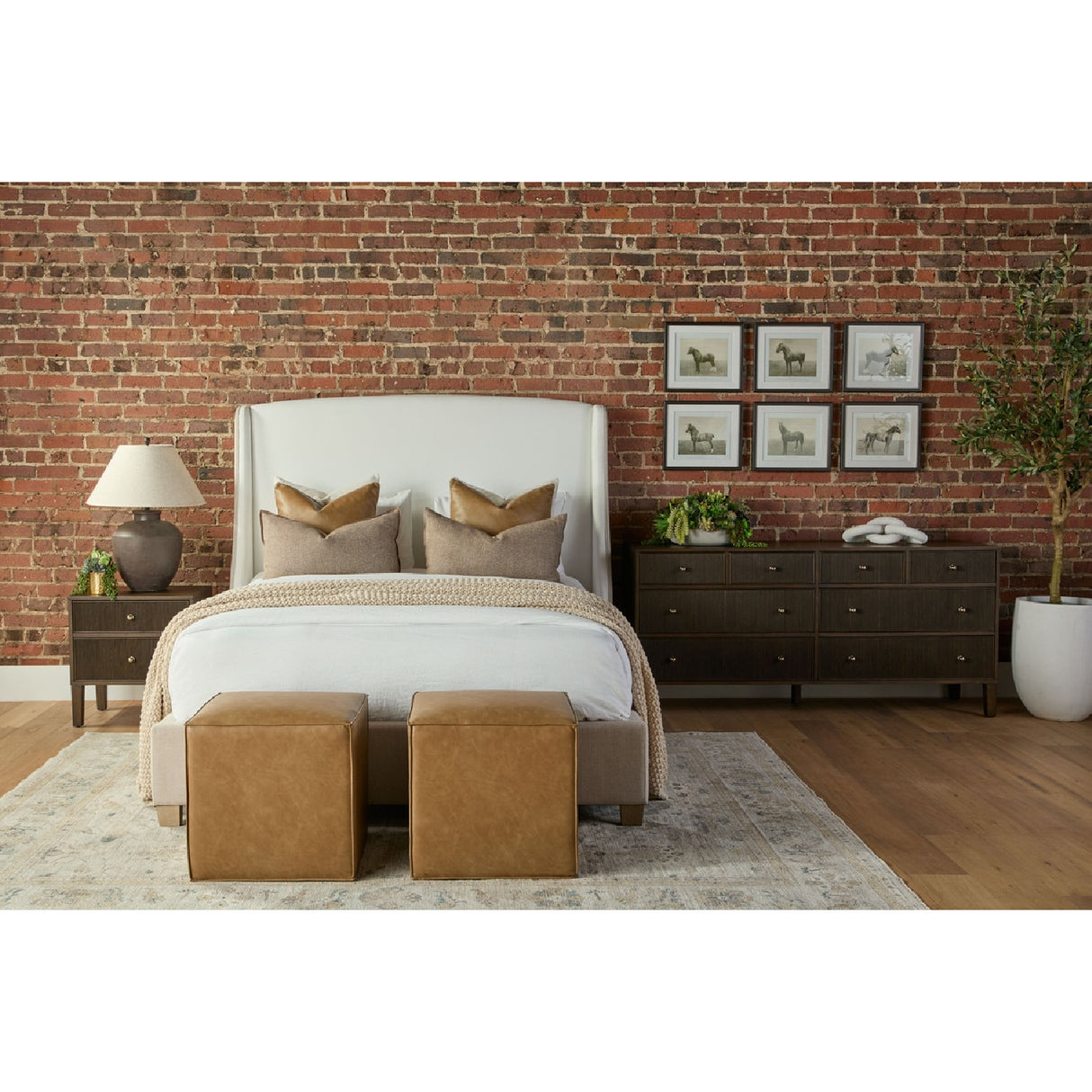 8-Drawer Oak Double Dresser | Oroa.com