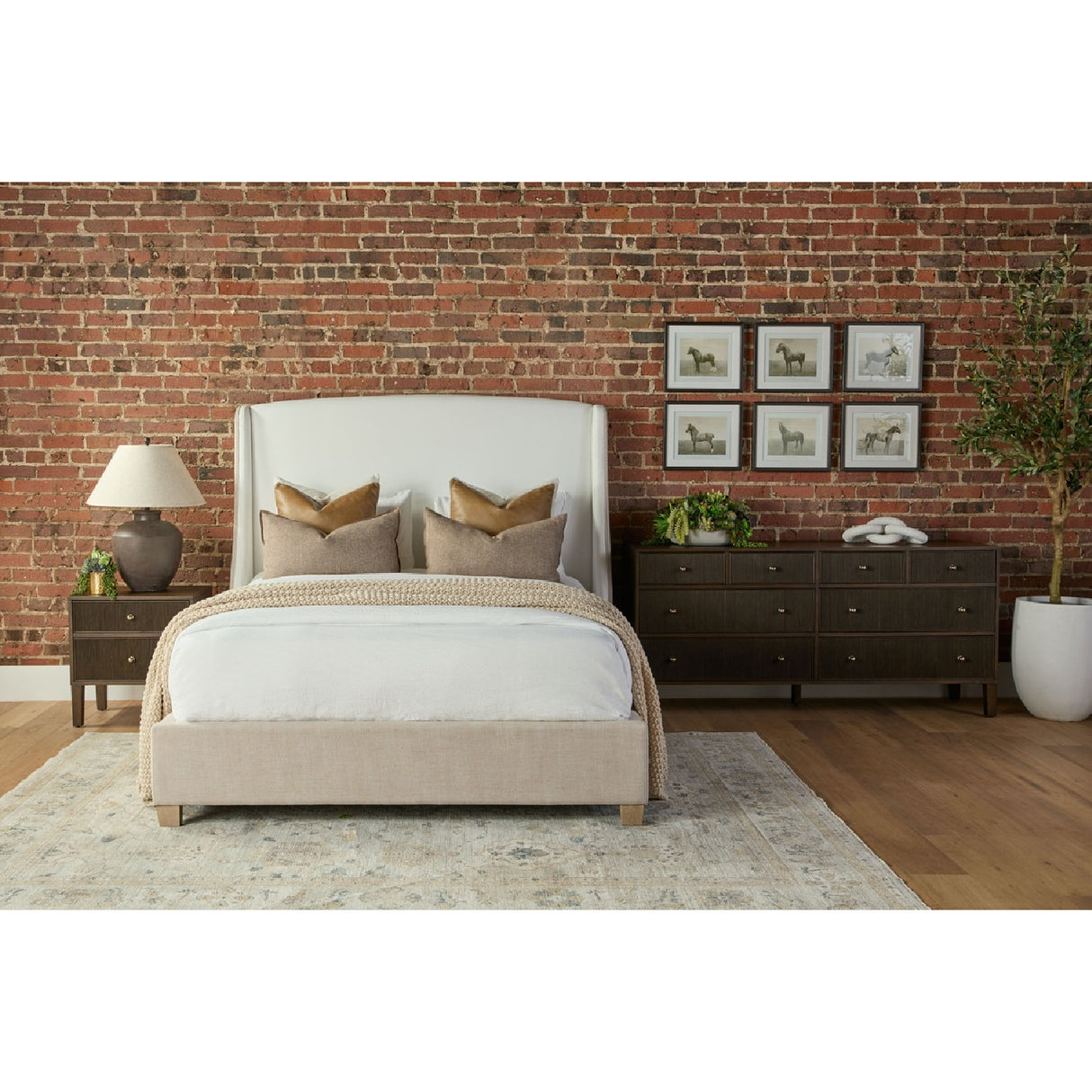 8-Drawer Oak Double Dresser | Oroa.com