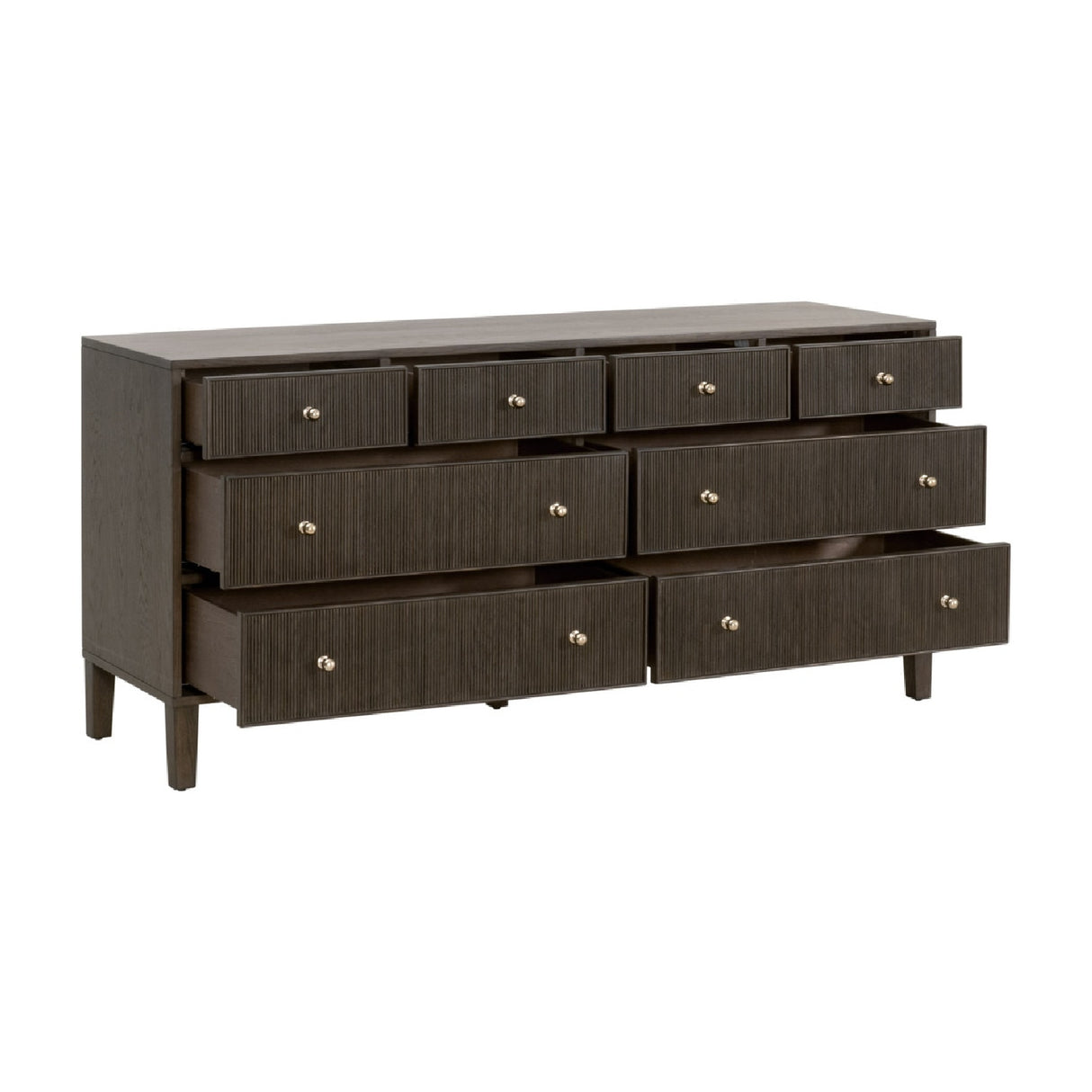8-Drawer Oak Double Dresser | Oroa.com