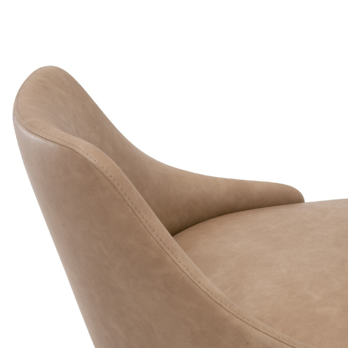 Brown Vegan Leather Counter Stools (2) | Oroa.com