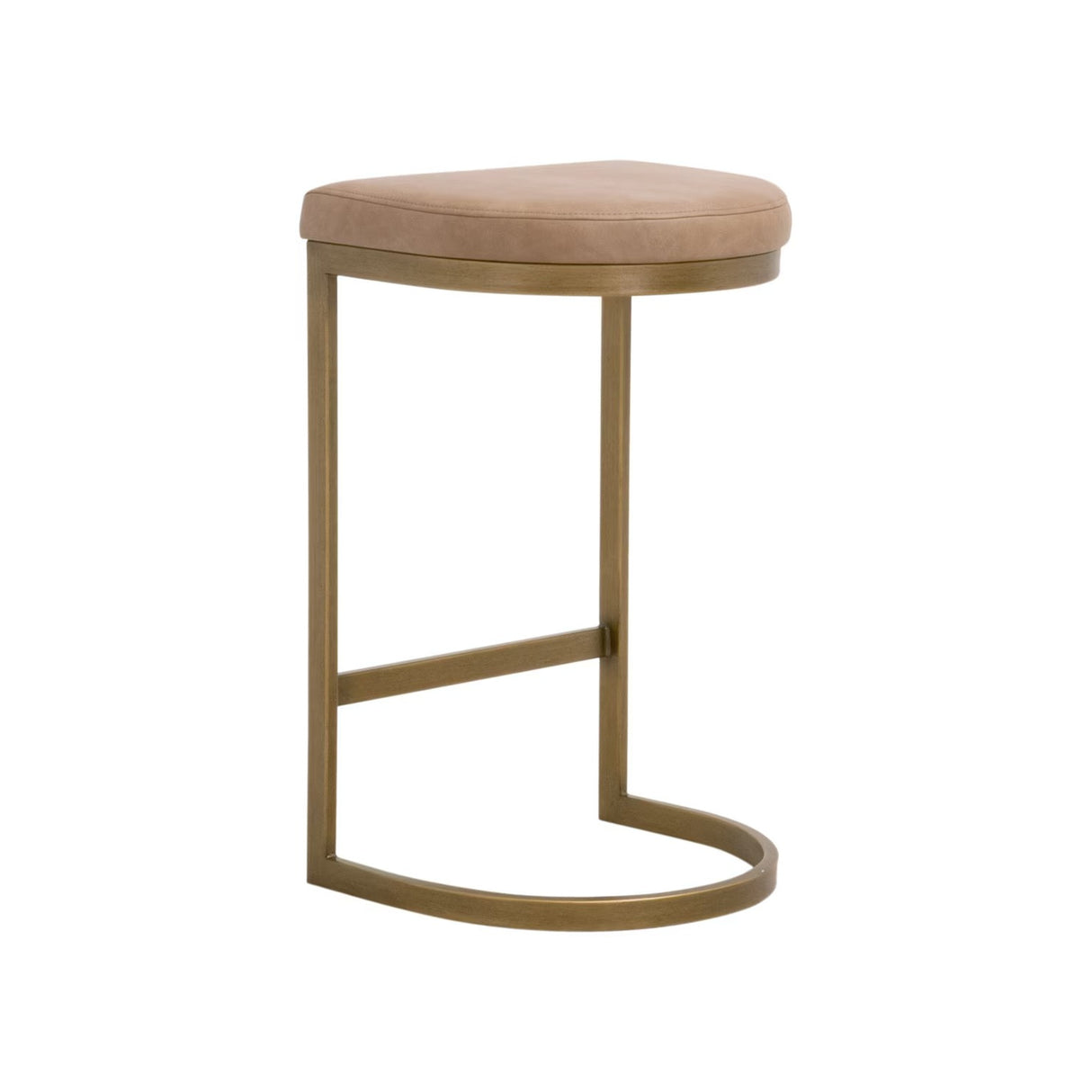 Gold Cantilevered Counter Stool | Oroa.com
