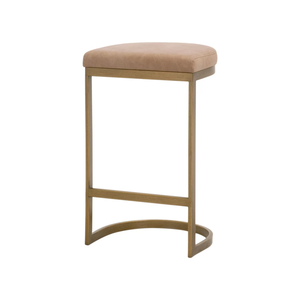 Gold Cantilevered Counter Stool | Oroa.com