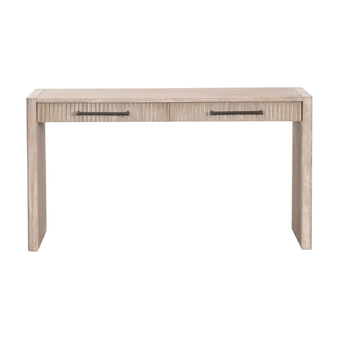 Gray Acacia 2-Drawer Console Table | Oroa.com