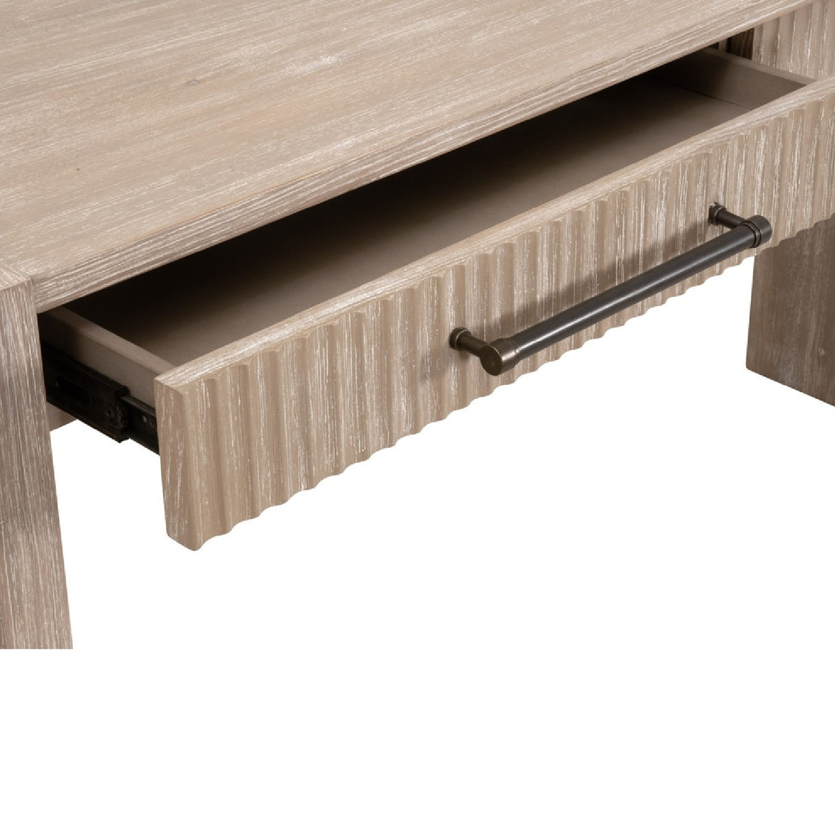 Gray Acacia 2-Drawer Console Table | Oroa.com
