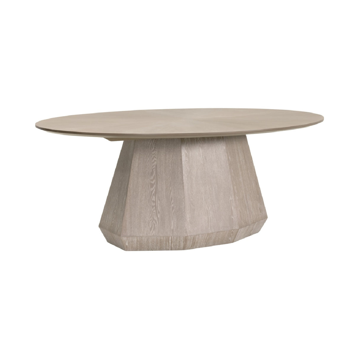 Oval Gray Ash Dining Table | Oroa.com