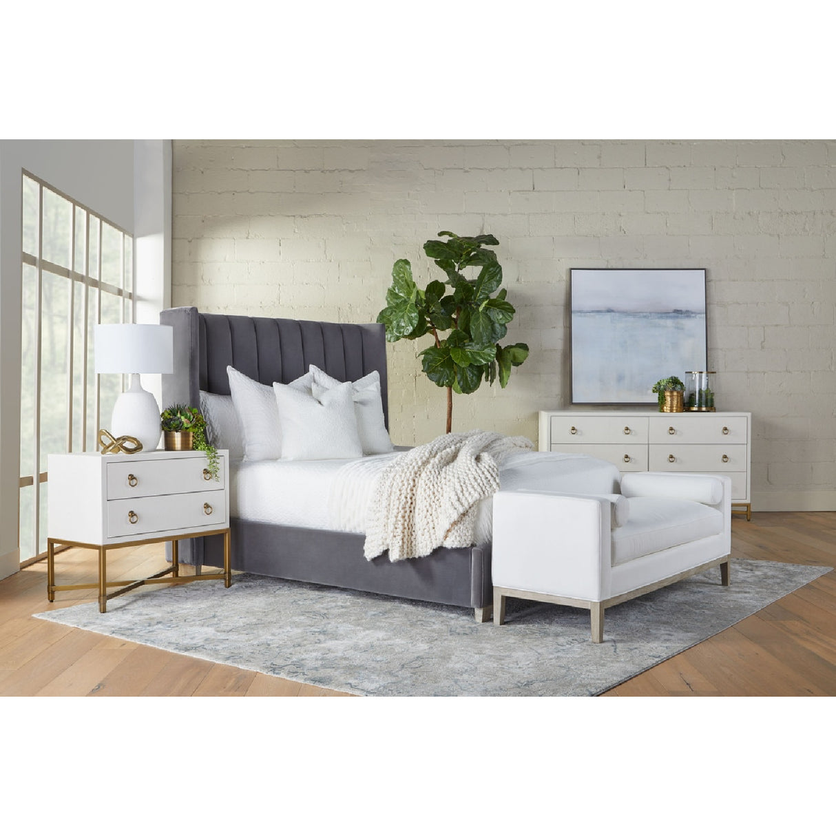 Shagreen Drawer Nightstand | Oroa.com