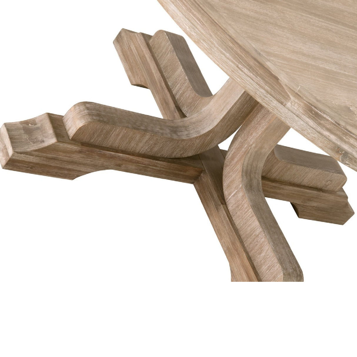 Round Acacia Extendale Dining Table | Oroa.com
