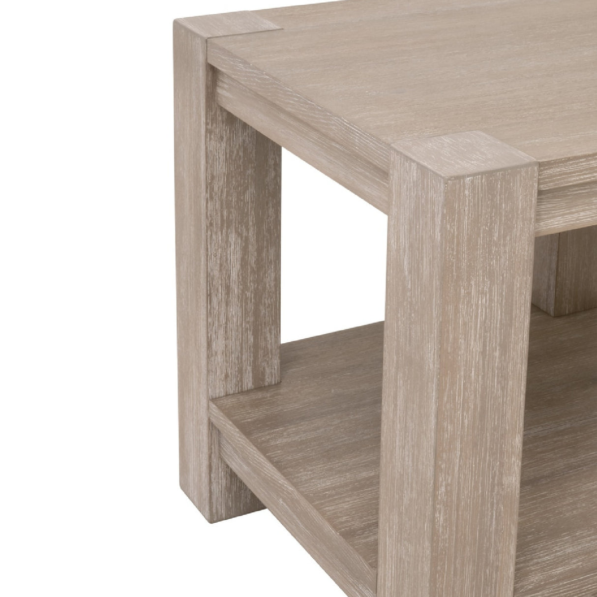 Gray Acacia Square End Table | Oroa.com