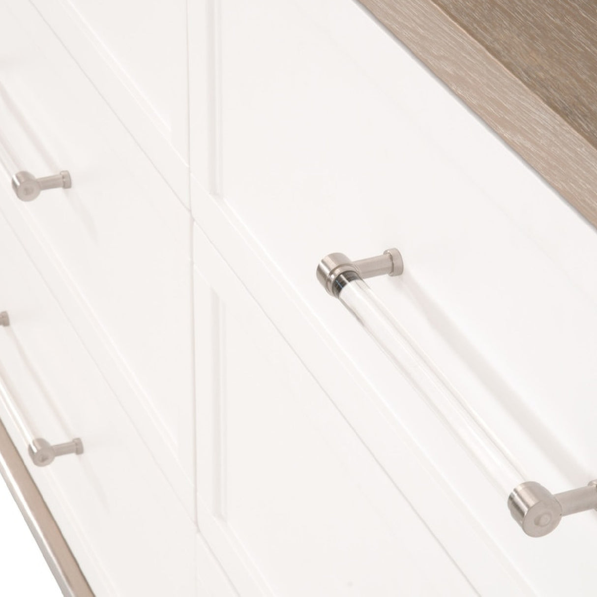 Gray Acacia 6-Drawer Double Dresser | Oroa.com