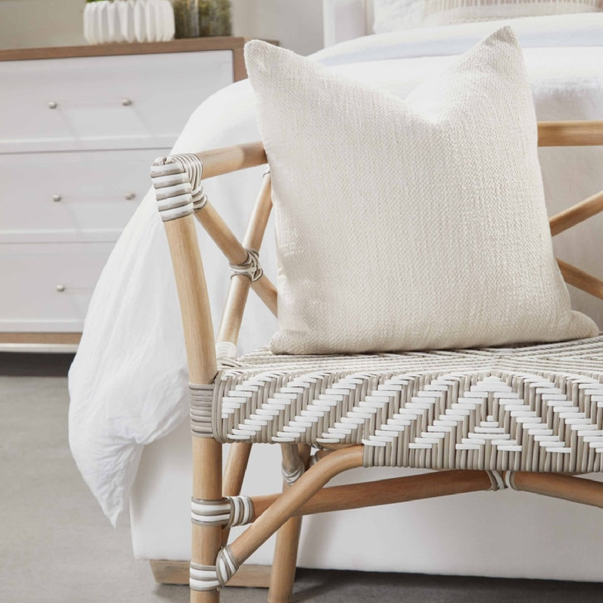 Gray Acacia 6-Drawer Double Dresser | Oroa.com